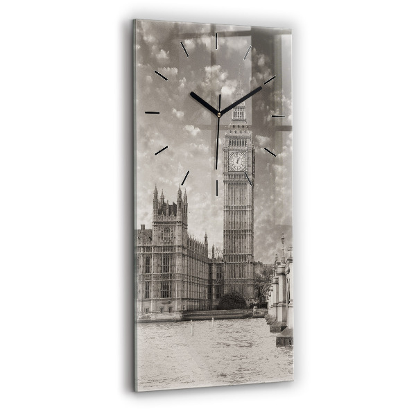 Vertical wall clock London England Big Ben