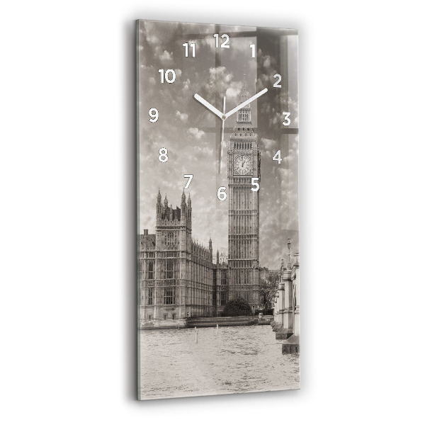 Vertical wall clock London England Big Ben