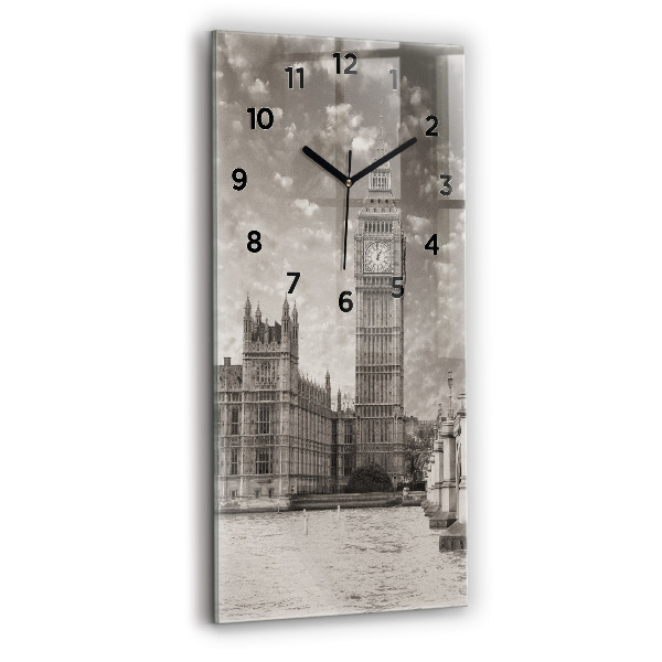 Vertical wall clock London England Big Ben