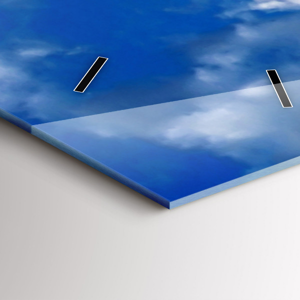 Vertical wall clock France Eiffel Tower