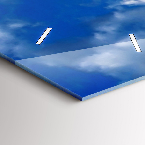 Vertical wall clock France Eiffel Tower