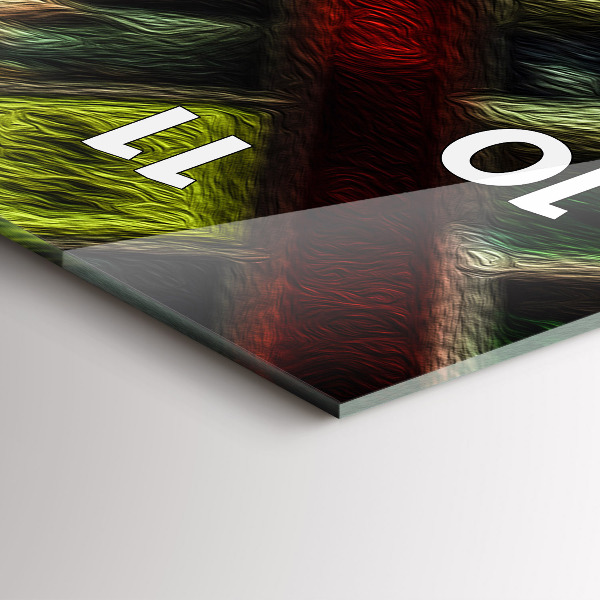 Vertical wall clock New York City taxis