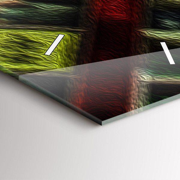 Vertical wall clock New York City taxis