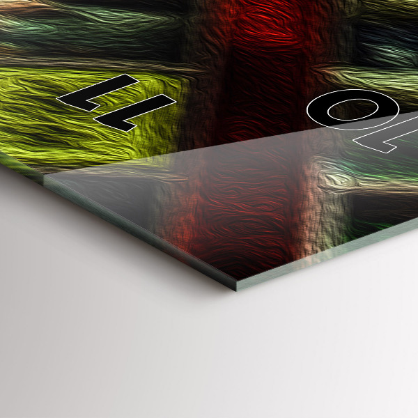 Vertical wall clock New York City taxis