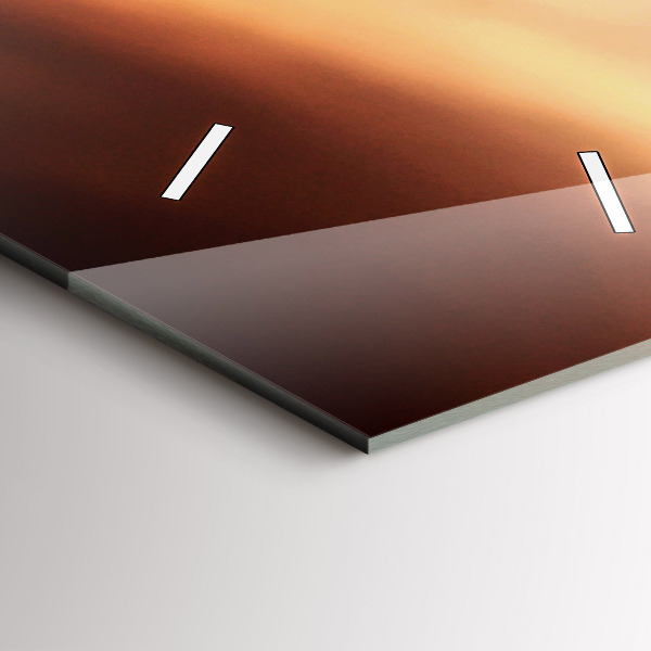 Vertical wall clock A shell on the beach