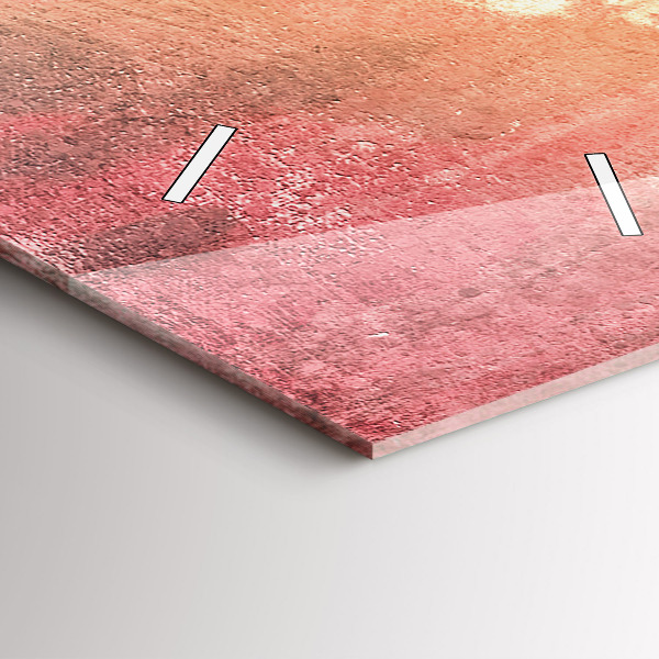 Vertical wall clock Young couple in love