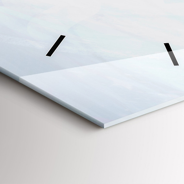 Vertical wall clock Colorful people