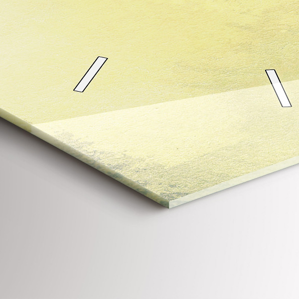 Vertical wall clock Fishing village