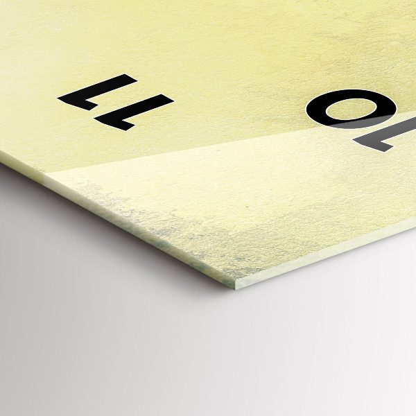 Vertical wall clock Fishing village