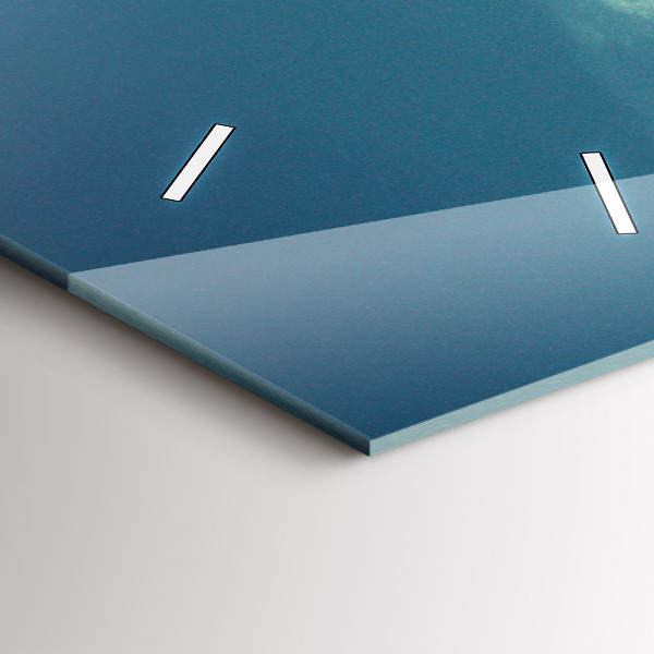 Vertical wall clock Car with surfboard