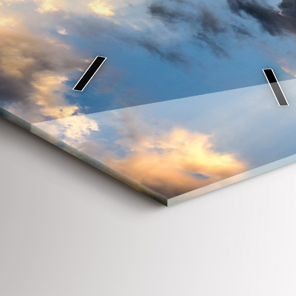 Vertical wall clock The Great Wall of China