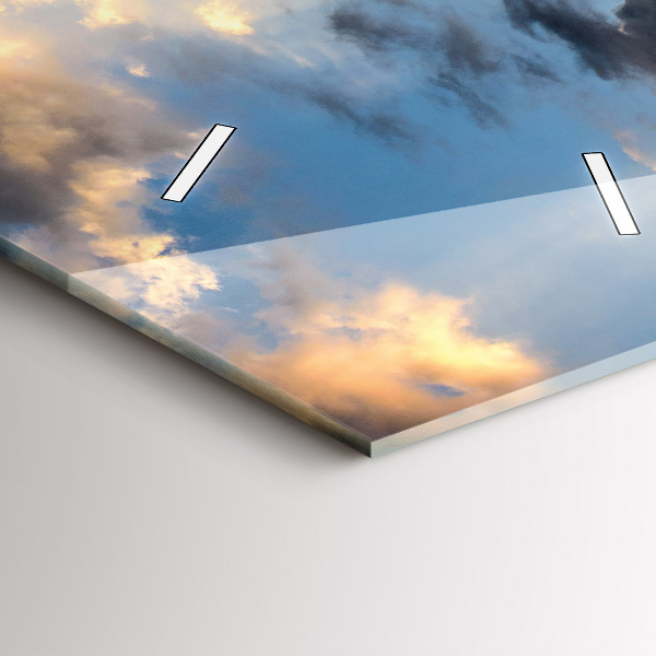 Vertical wall clock The Great Wall of China