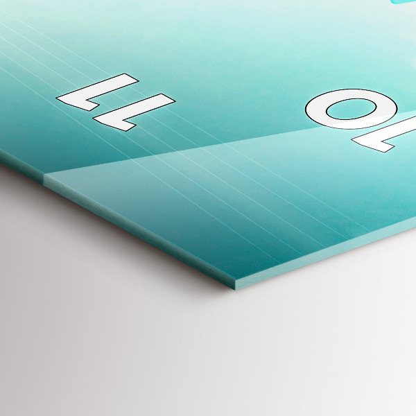 Vertical wall clock Car with surfboard