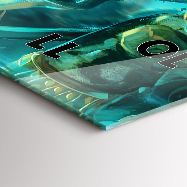 Vertical wall clock Children in the forest