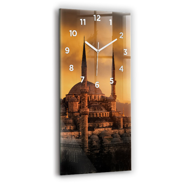 Vertical wall clock Mosque in Istanbul