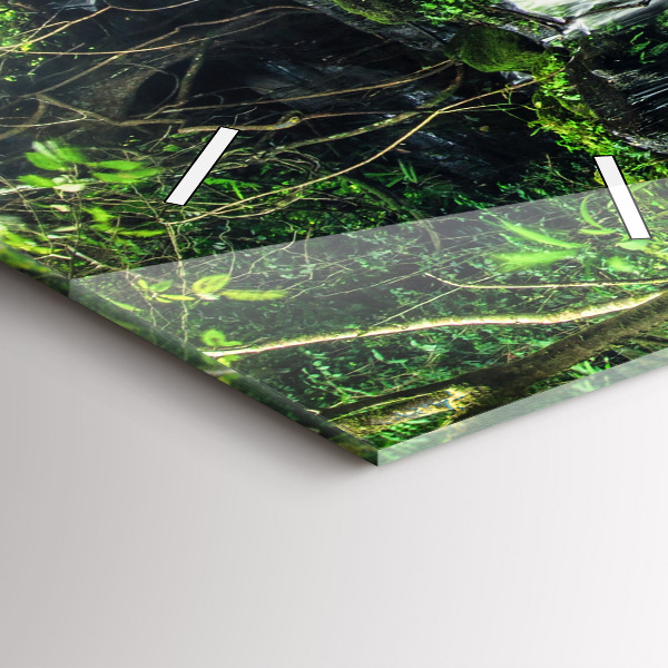 Vertical wall clock Waterfall Thailand