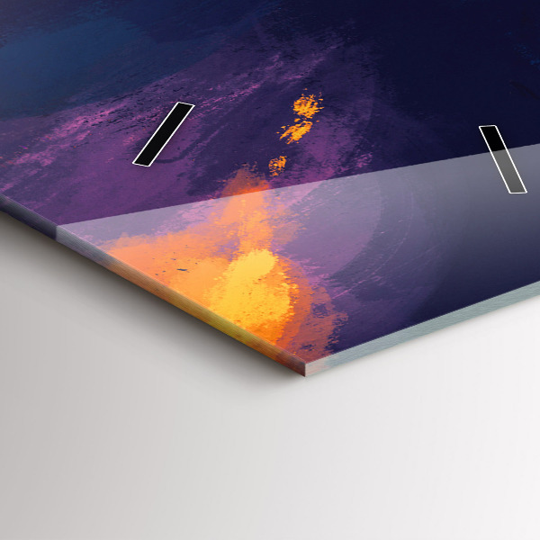 Vertical wall clock Baby and balloons