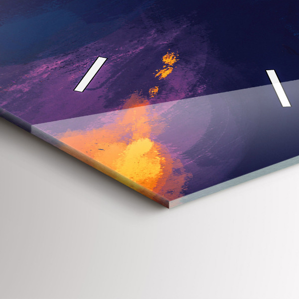 Vertical wall clock Baby and balloons