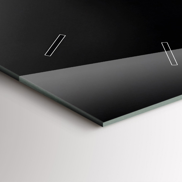 Vertical wall clock Orchid flower on the water