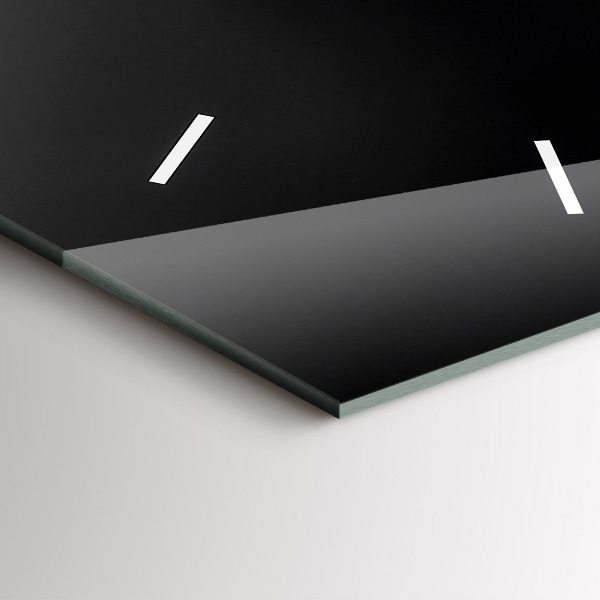 Vertical wall clock Orchid flower on the water