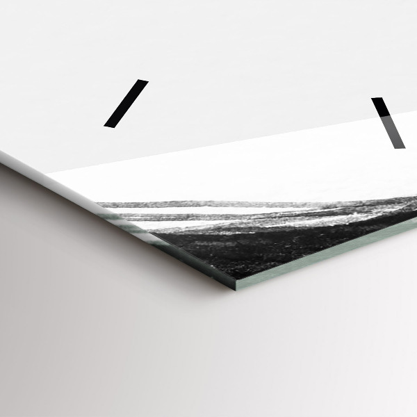 Vertical wall clock Portrait of a woman