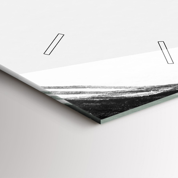 Vertical wall clock Portrait of a woman