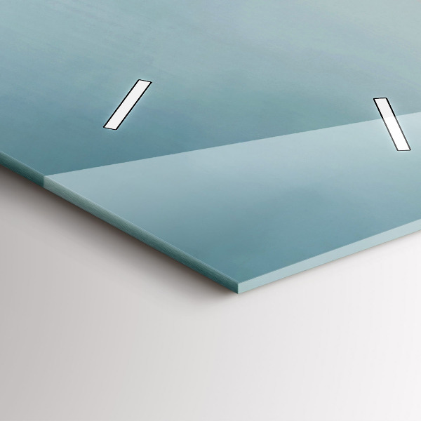 Vertical wall clock Surreal Flamingo