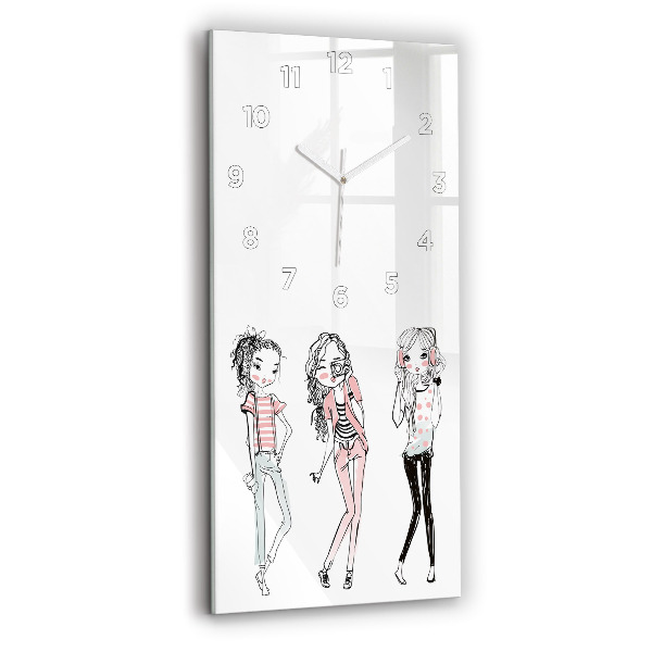 Vertical wall clock Women's fashion