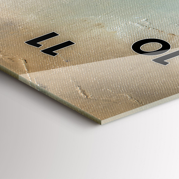 Vertical wall clock Architecture of the city of Paris