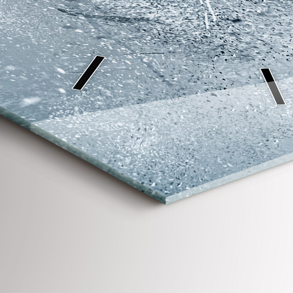 Vertical wall clock Running man