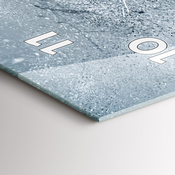 Vertical wall clock Running man