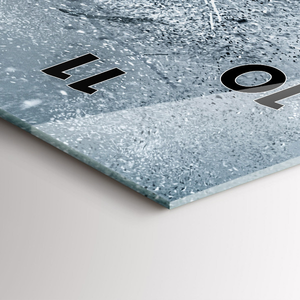 Vertical wall clock Running man