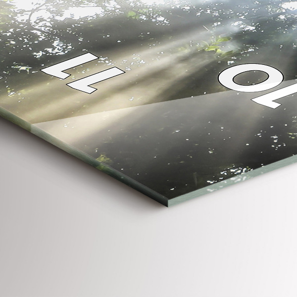 Vertical wall clock Elephant in the jungle