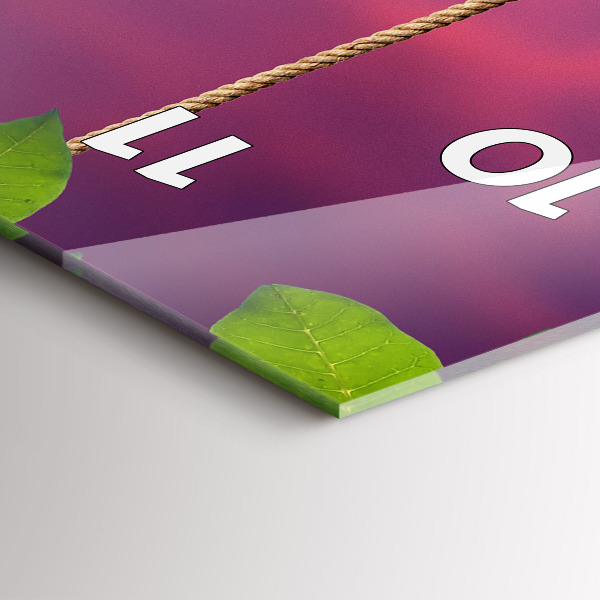 Vertical wall clock Birdhouse