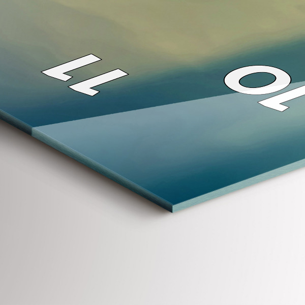 Vertical wall clock Lighthouse on the water