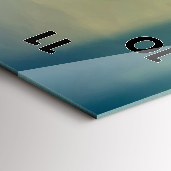 Vertical wall clock Lighthouse on the water