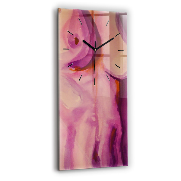 Vertical wall clock Painting Women