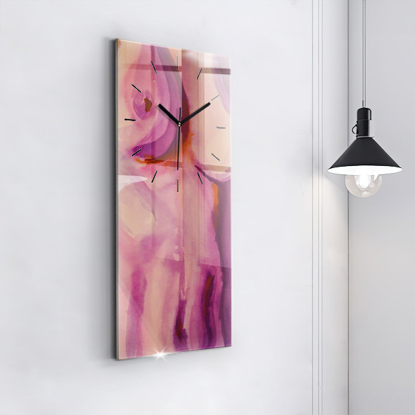 Vertical wall clock Painting Women