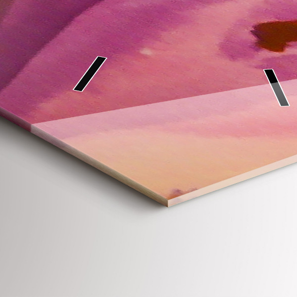 Vertical wall clock Painting Women