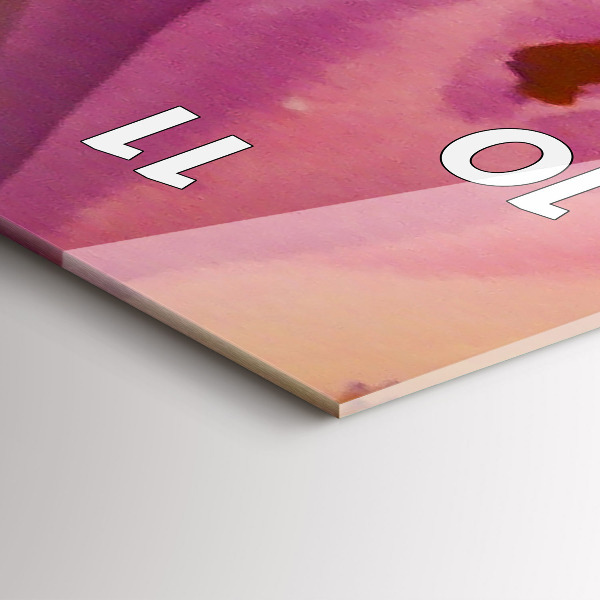 Vertical wall clock Painting Women