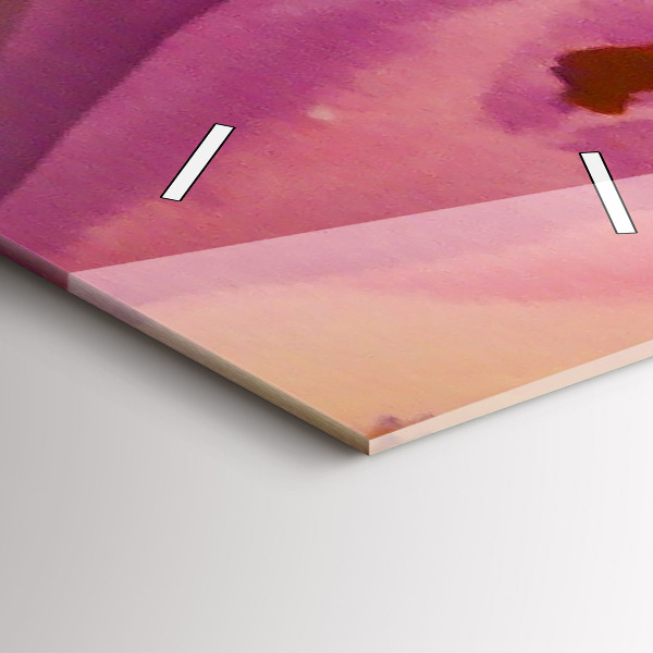 Vertical wall clock Painting Women