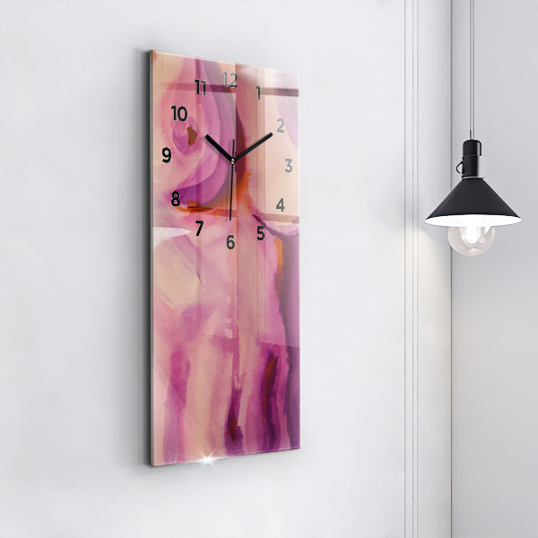 Vertical wall clock Painting Women