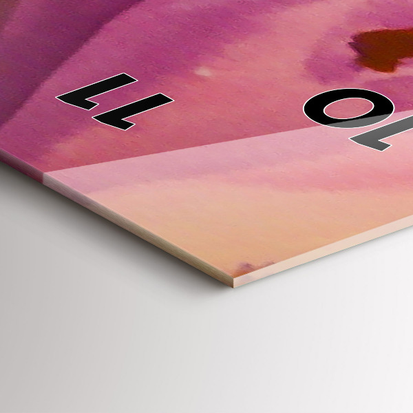 Vertical wall clock Painting Women