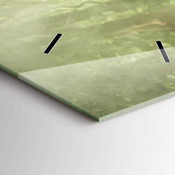 Vertical wall clock Children leading an elephant