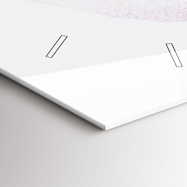 Vertical wall clock Dry poppy flowers