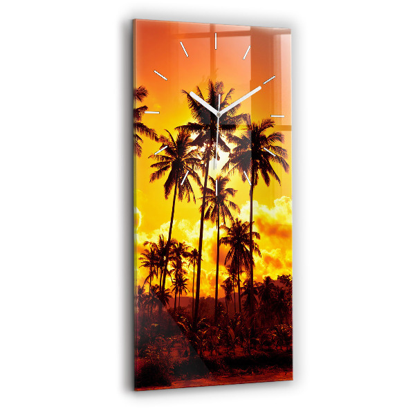 Vertical wall clock Thailand Klong Prao Beach