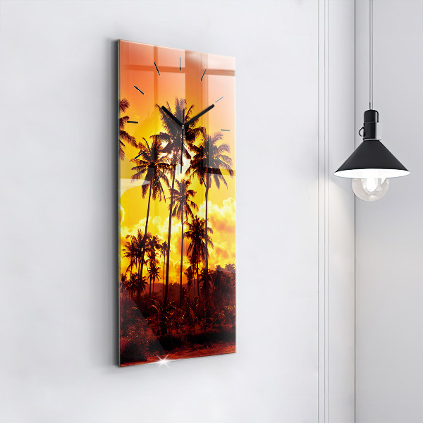 Vertical wall clock Thailand Klong Prao Beach