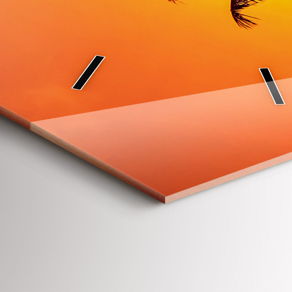 Vertical wall clock Thailand Klong Prao Beach