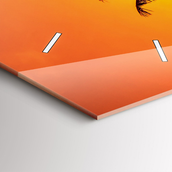 Vertical wall clock Thailand Klong Prao Beach