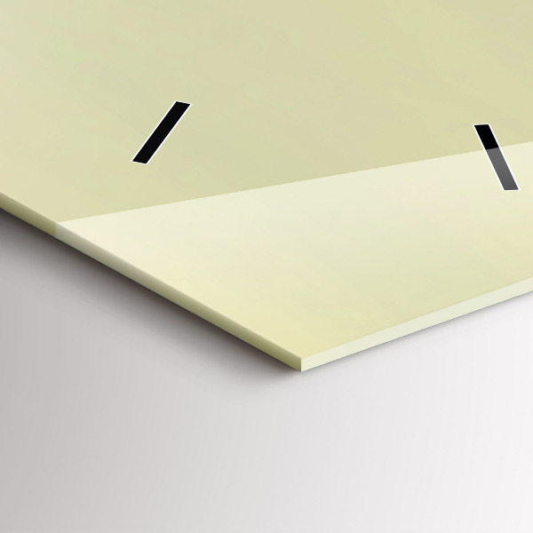 Vertical wall clock Misty forest eagle